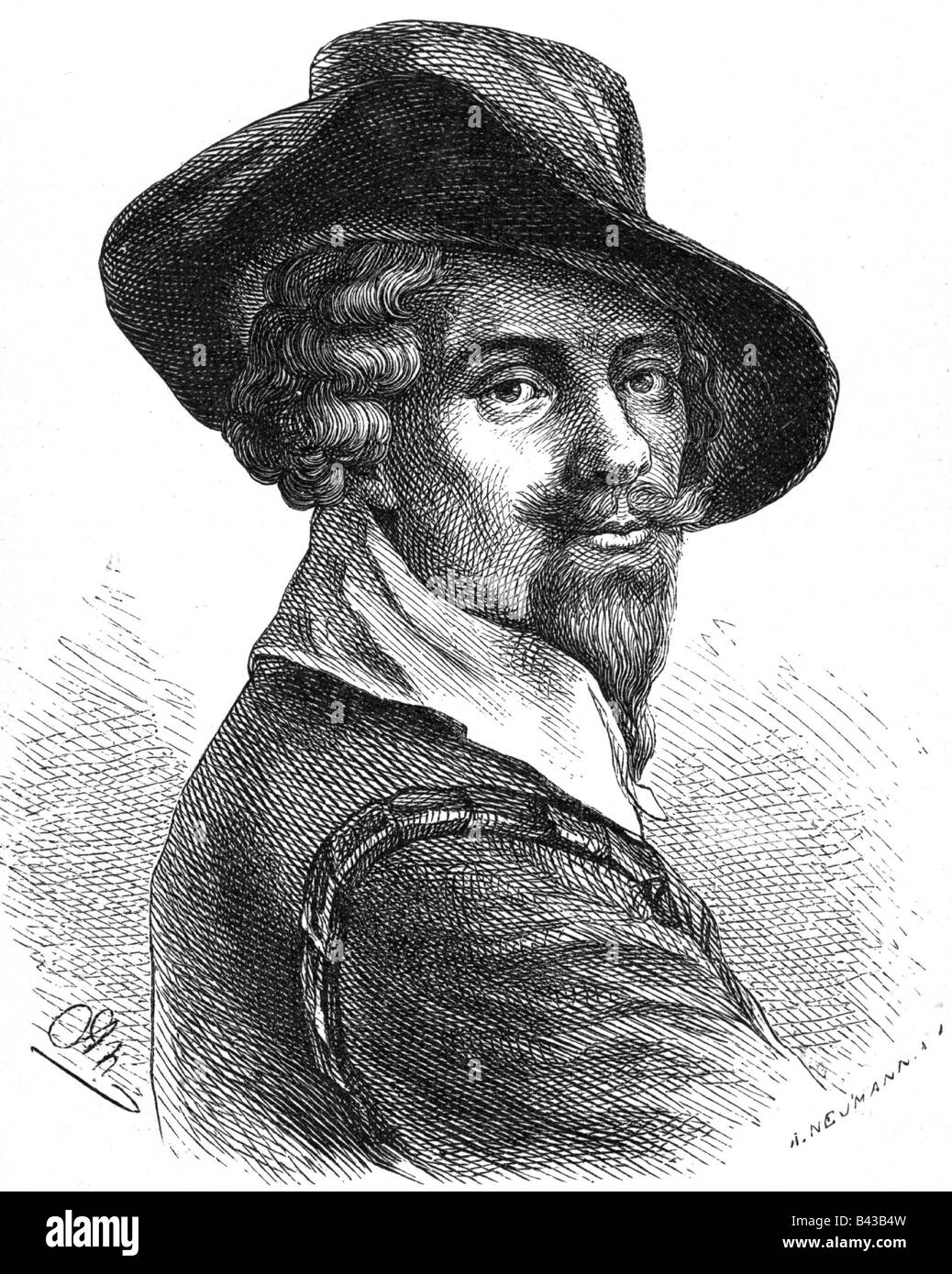 Carracci, Annibale 3.11.1560 14.7.1609, Italian painter, portrait