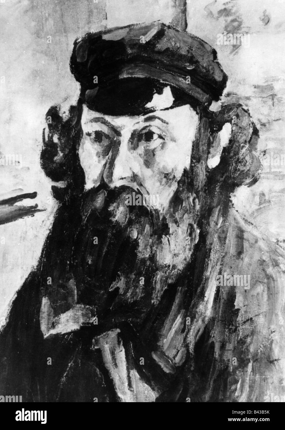 Cezanne, Paul, 19.1.1839 - 22. 10.1906, French painter, self portrait, Stock Photo