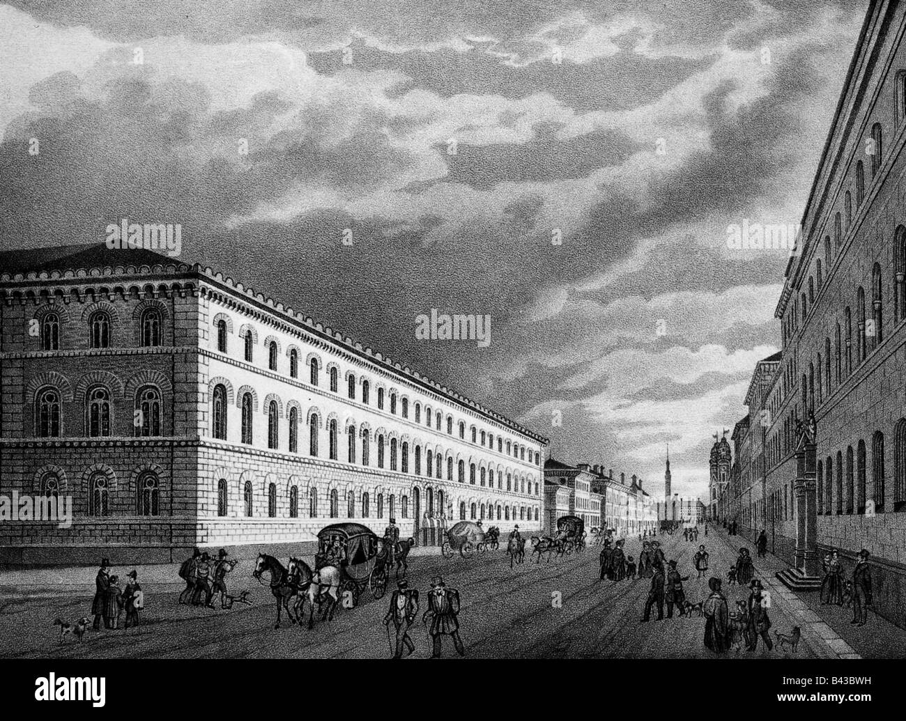 Ludwigstrasse Black and White Stock Photos & Images Alamy