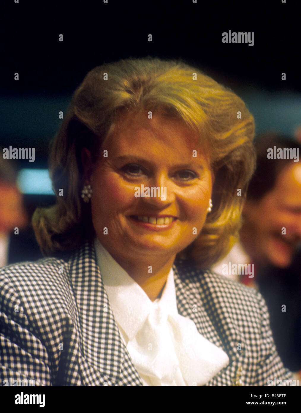 Kohl, Helmut, * 3.4.1930, German politician (CDU), his wife Hannelore, portrait, early 1980s, Stock Photo