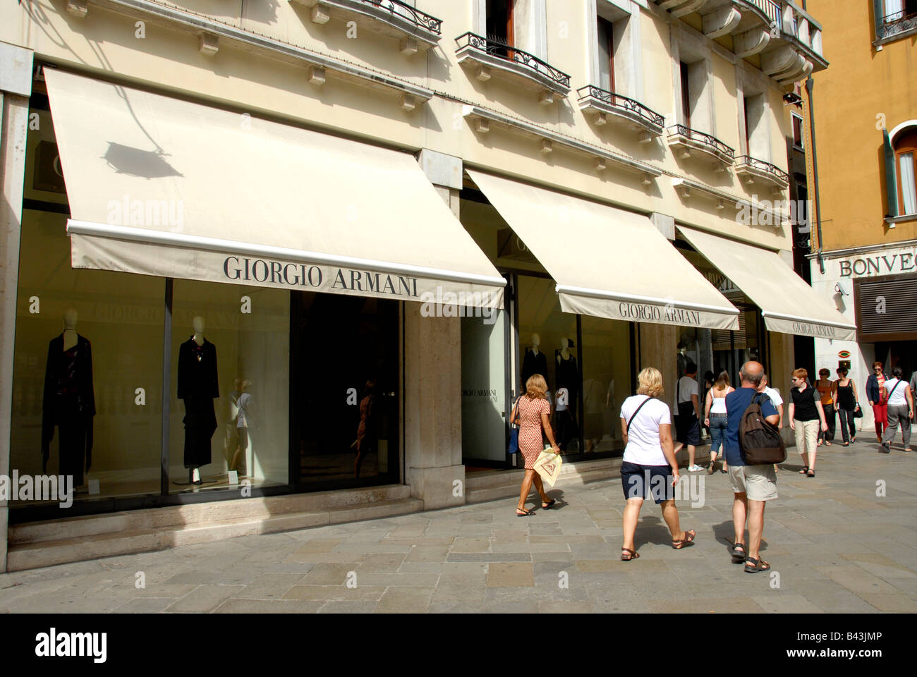 Giorgio Armani shop Venice Italy Stock Photo - Alamy