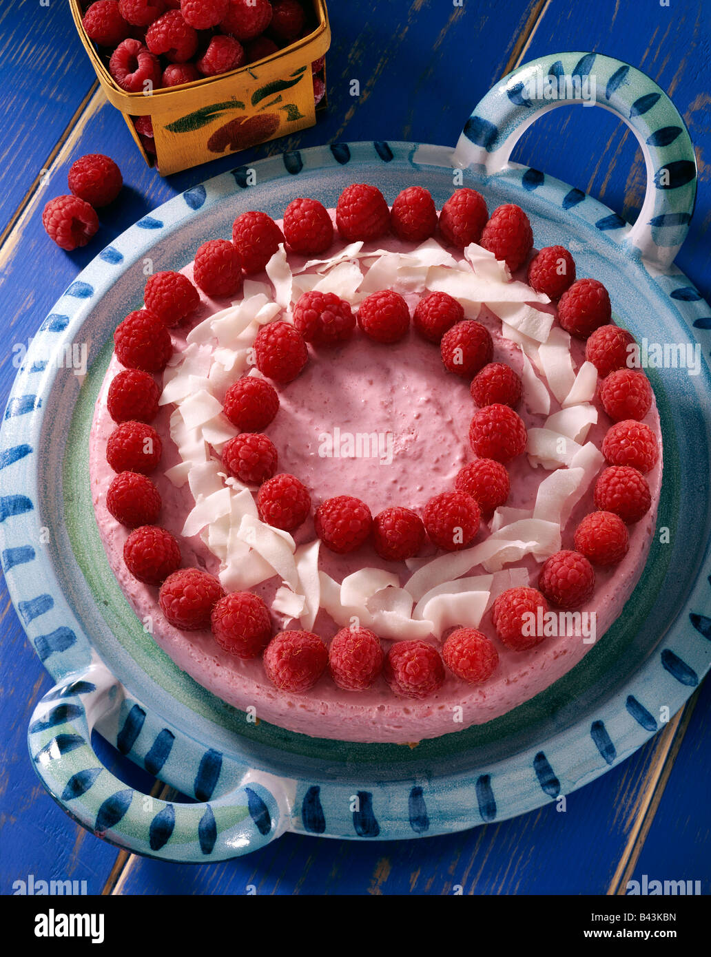 Raspberry torte dessert editorial food Stock Photo Alamy
