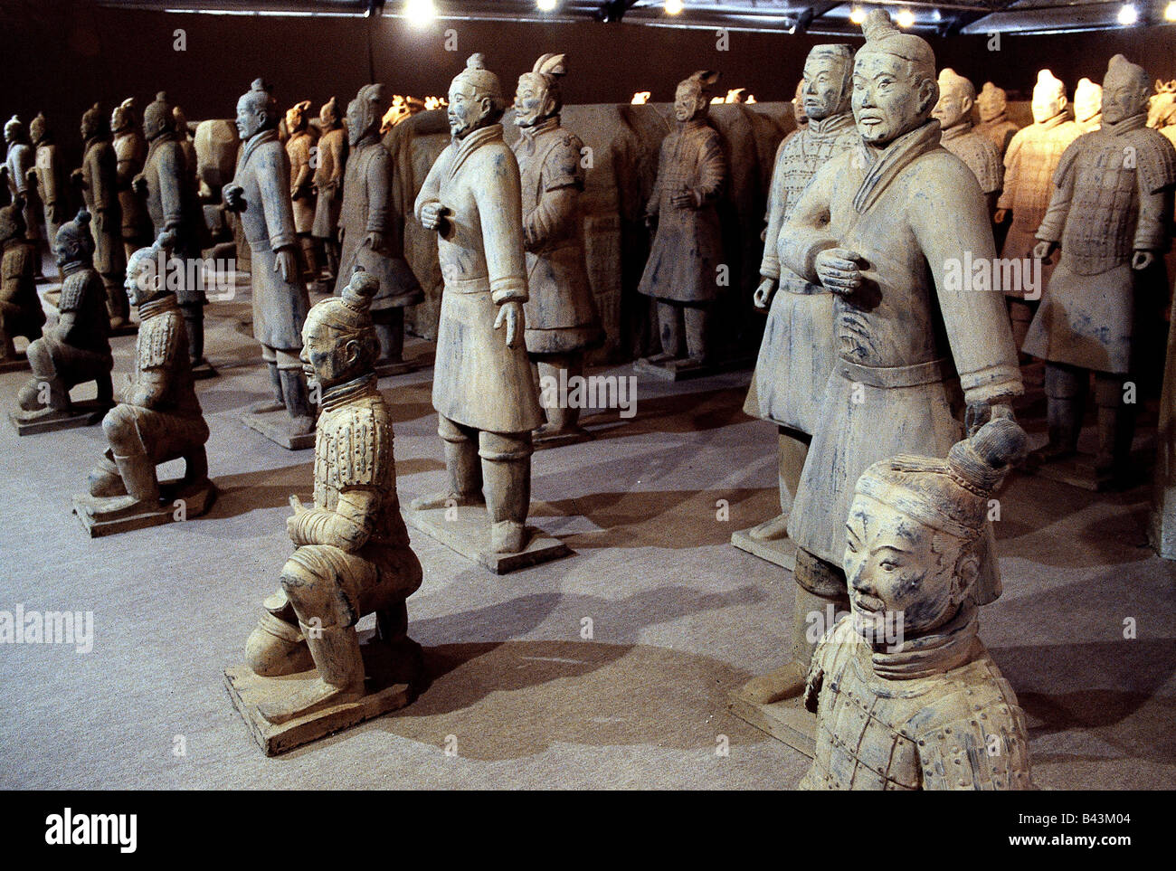 exhibitions and fairs, 'The Terracotta Army of the first emperor of China', exhibition in 2002, Olympiapark, Munich, Germany, , Additional-Rights-Clearance-Info-Not-Available Stock Photo