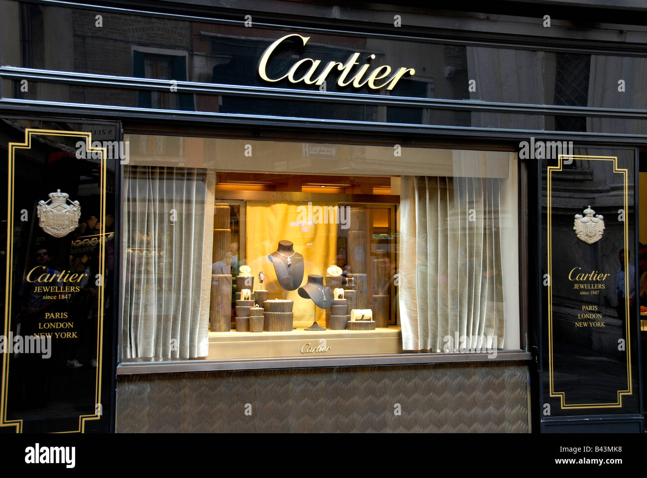 Cartier shop Venice Italy Stock Photo 
