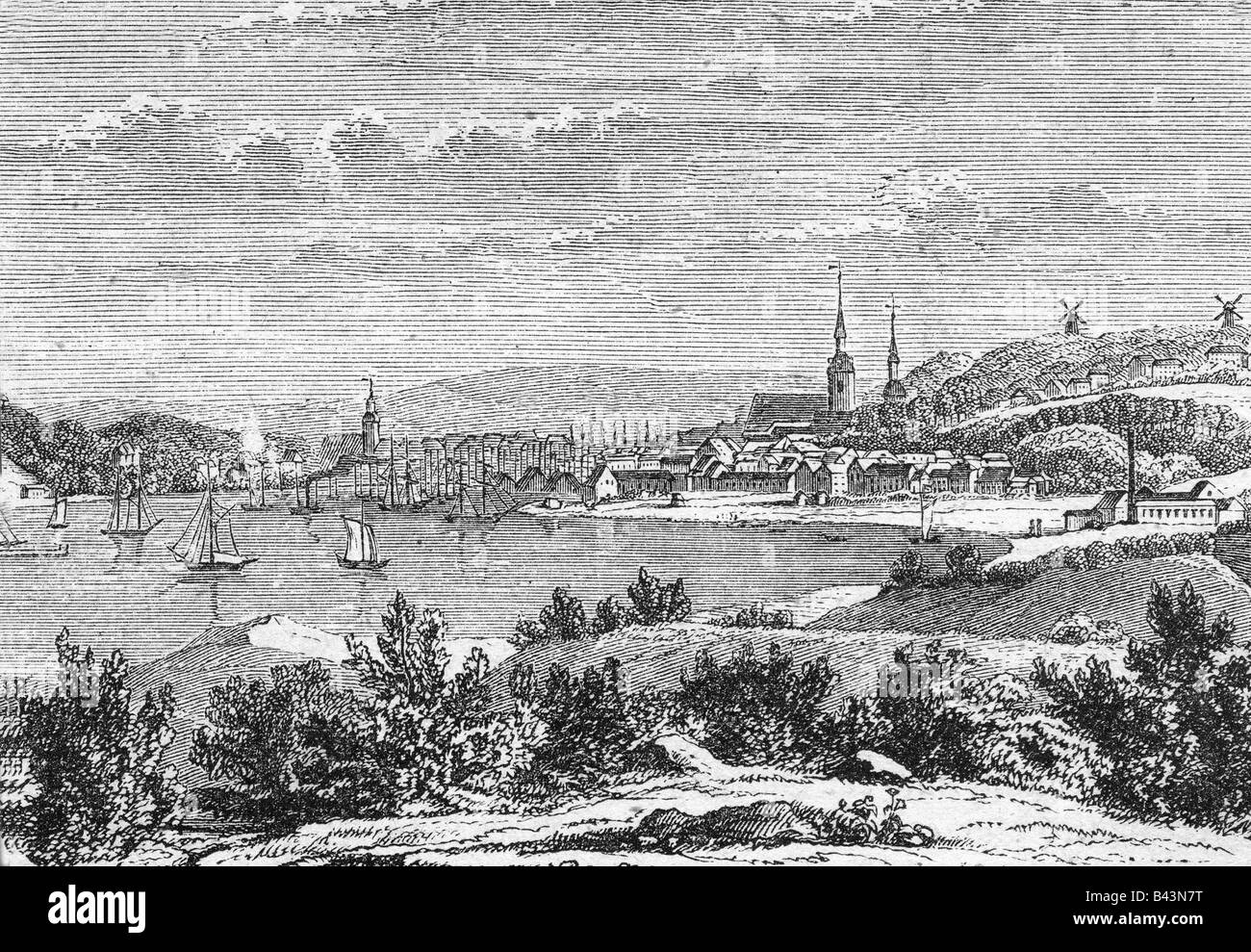 Flensburg geography Black and White Stock Photos & Images Alamy
