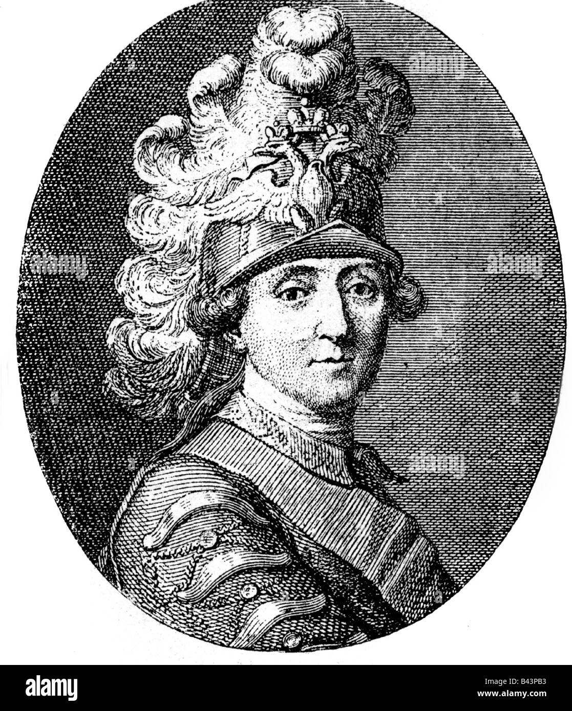 Orlov, Grigory Grigoryevich, 1737 - 5.1.1809, Russian Admiral, portrait, after contemporary engraving, 18th century, count, Russia, , Artist's Copyright has not to be cleared Stock Photo