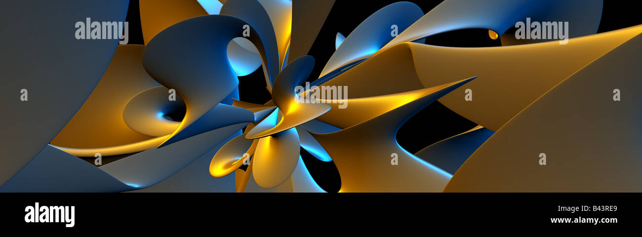 abstraction 3D abstract Stock Photo