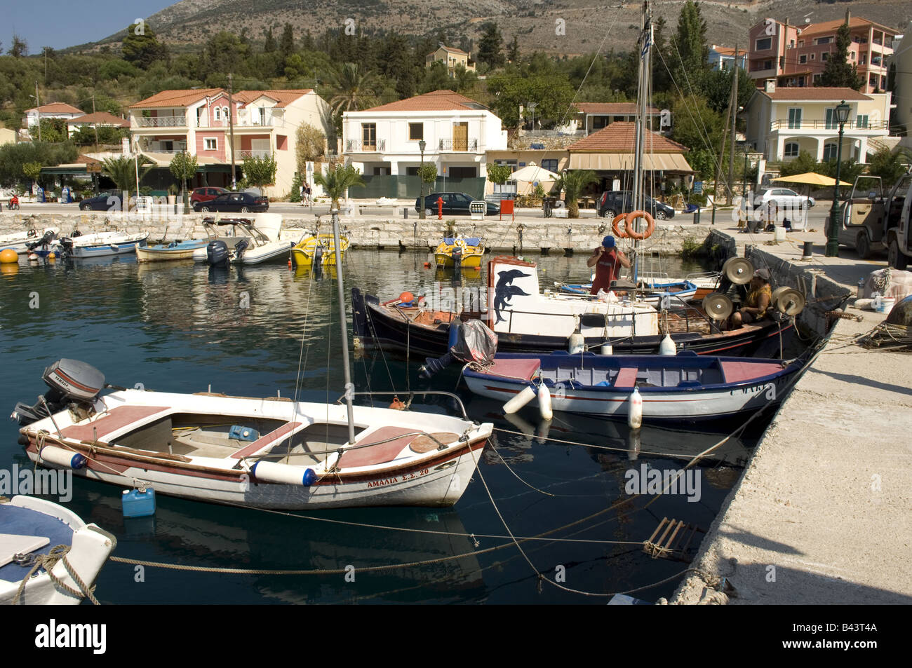 Agia Efimia Kefalonia Stock Photo Alamy