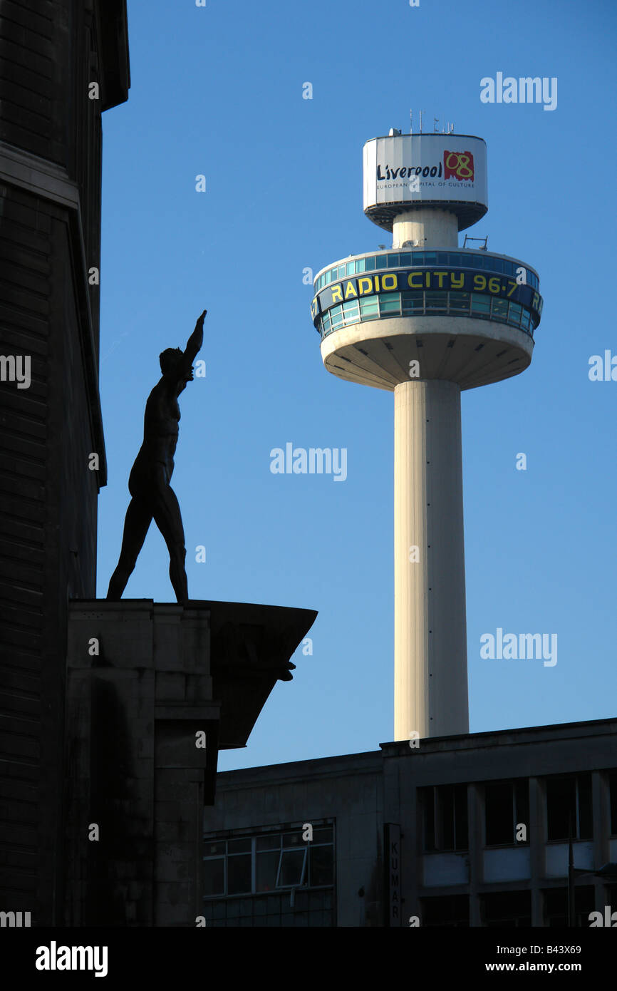 Dickie lewis city tower liverpool hires stock photography and images
