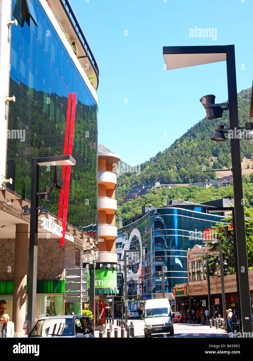 Andorra La Vella Stock Photo