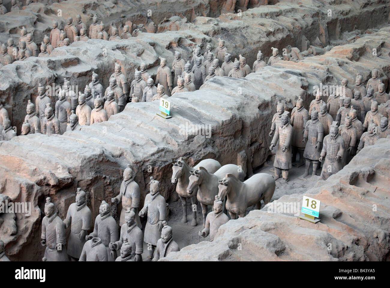 Terracotta Warriors, Xian, China Stock Photo Alamy