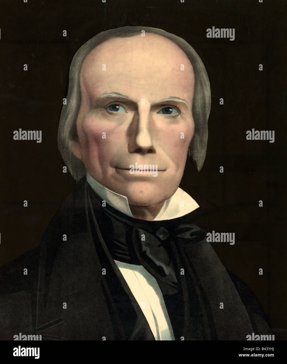 Henry Clay, American Statesman in the 1800's (1777-1852) Stock Photo