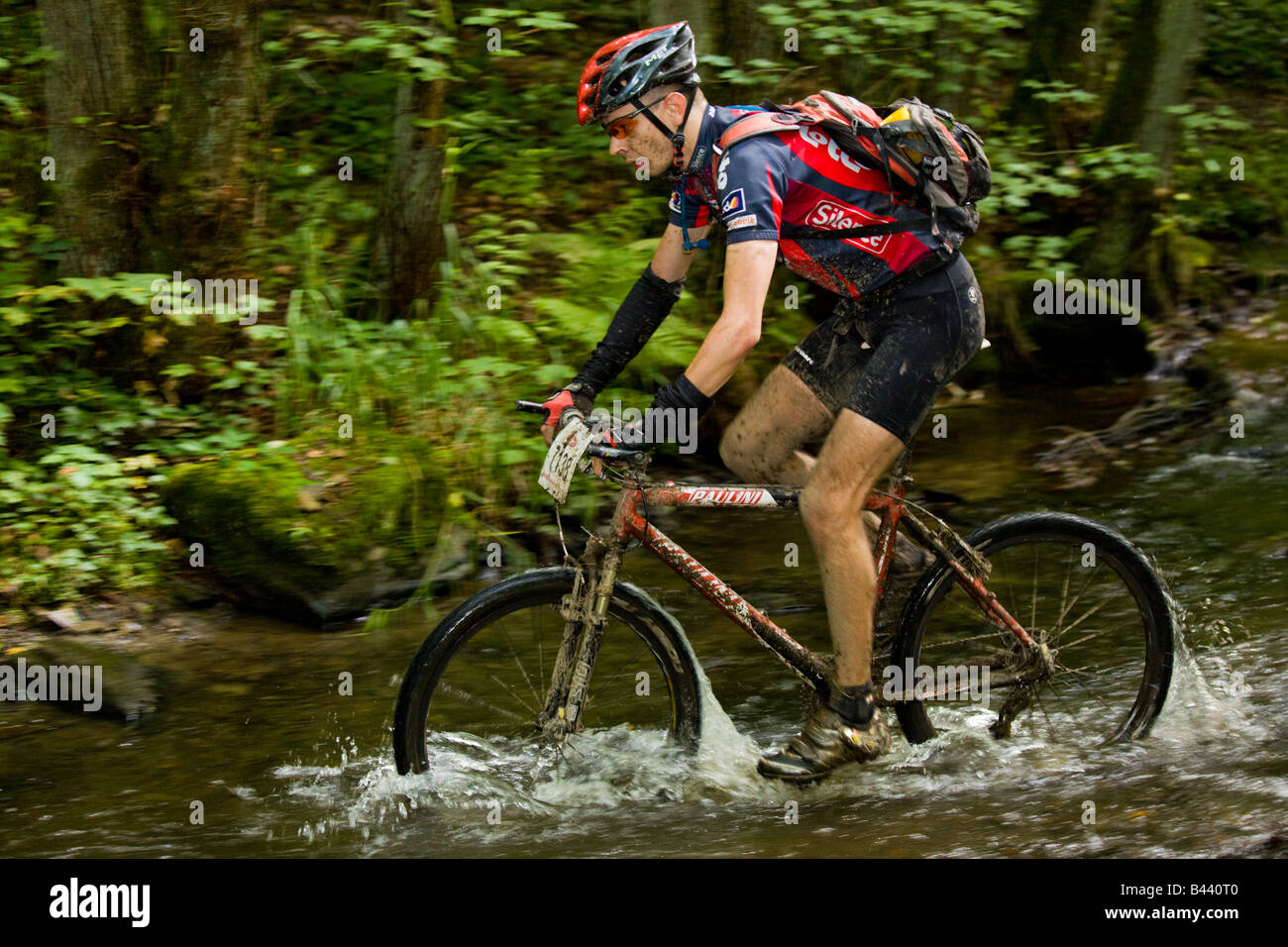 Mountain biker mud hi-res stock photography and images - Alamy