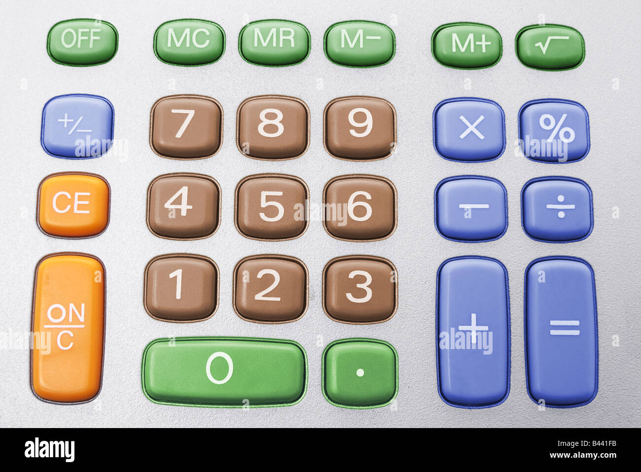 Calculator Keys Stock Photo