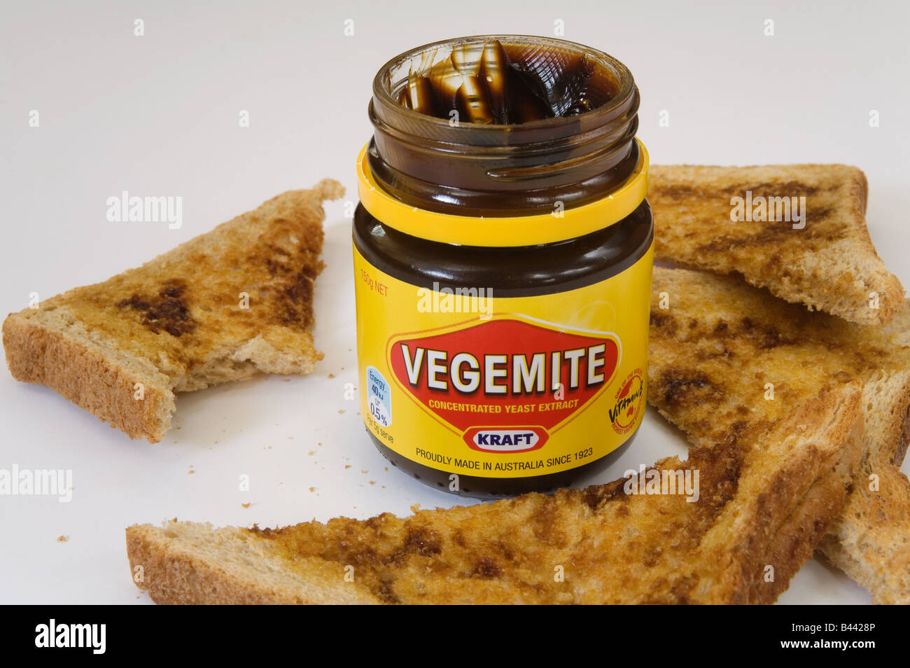 Vegemite and toast. A classic Australian breakfast Stock Photo - Alamy