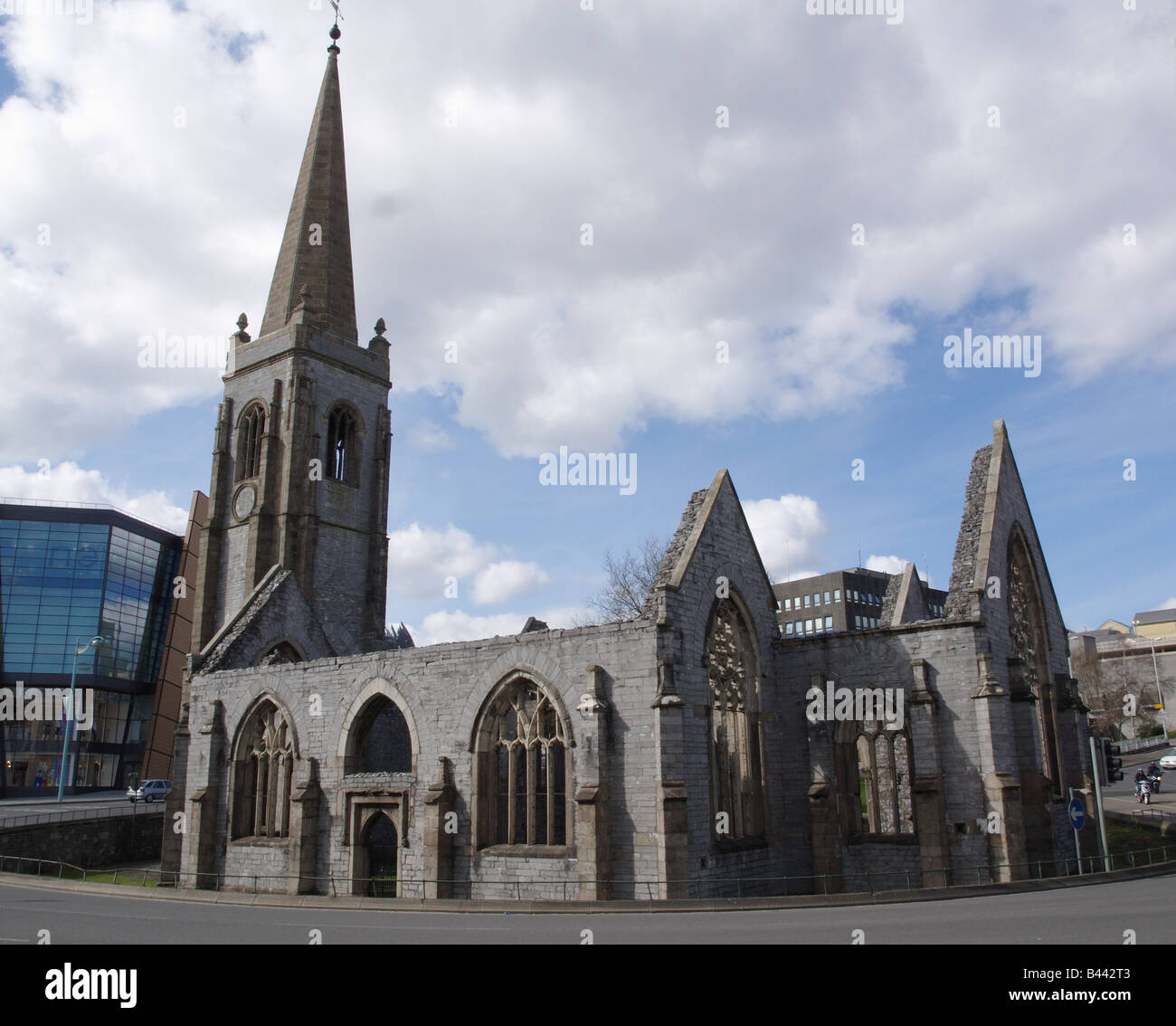CHARLES CHURCH, PLYMOUTH DEVON UK Stock Photo Alamy