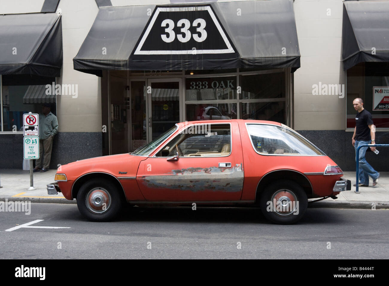 AMC Pacer car in need of paint job Portland Oregon OR USA Stock Photo
