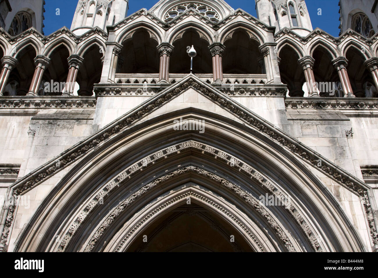 The Royal Courts of Justice, commonly called the Law Courts city of london england uk gb Stock Photo