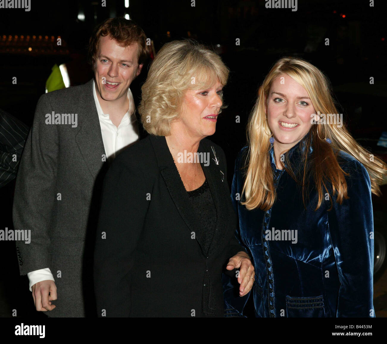 Camilla Parker Bowles with son Tom Parker Bowles and daughter Laura ...