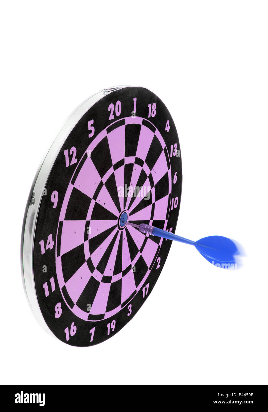 Dart Board with Dart Stock Photo Alamy