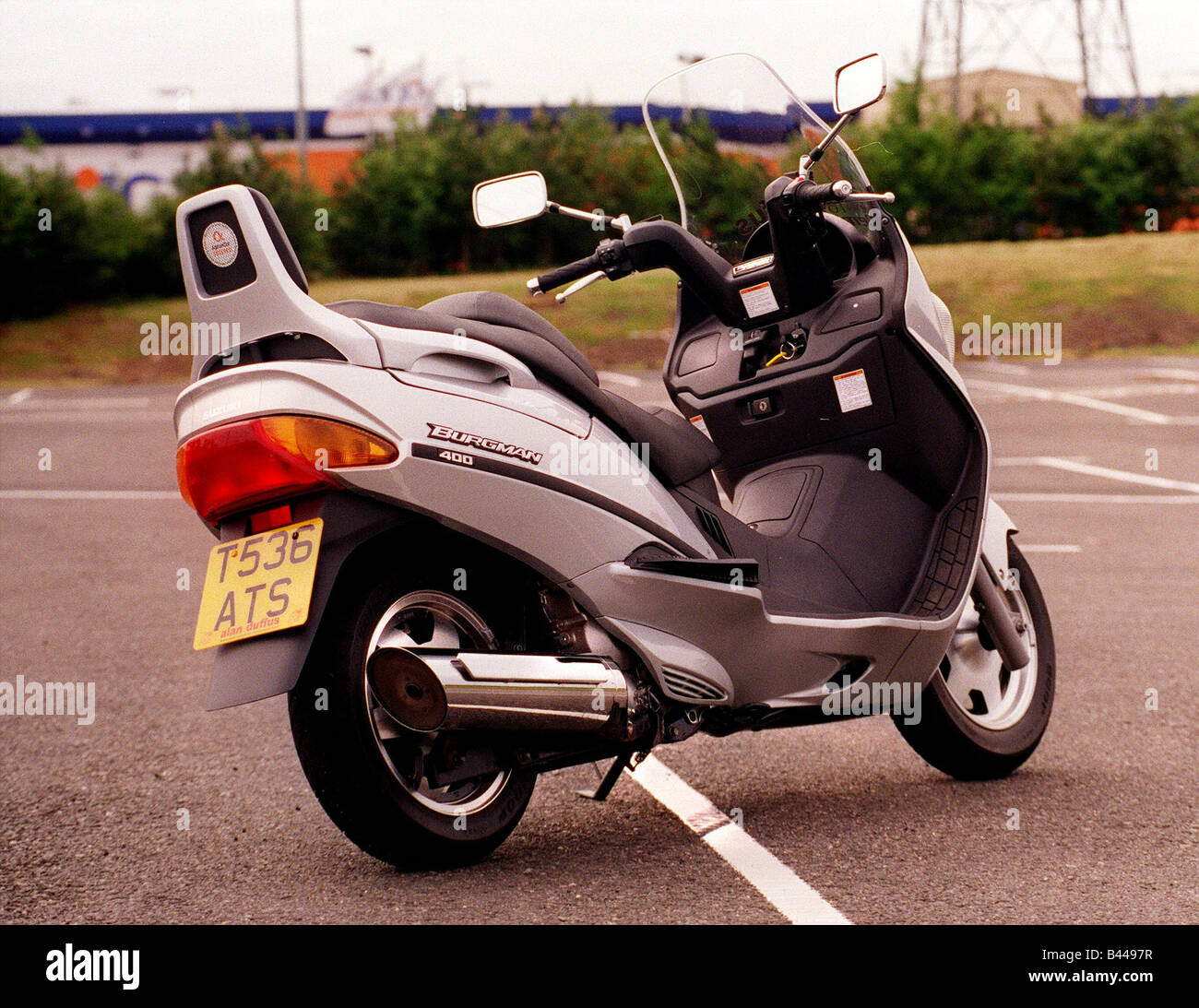 Suzuki Burgman 400 motorbike June 1999 Stock Photo - Alamy