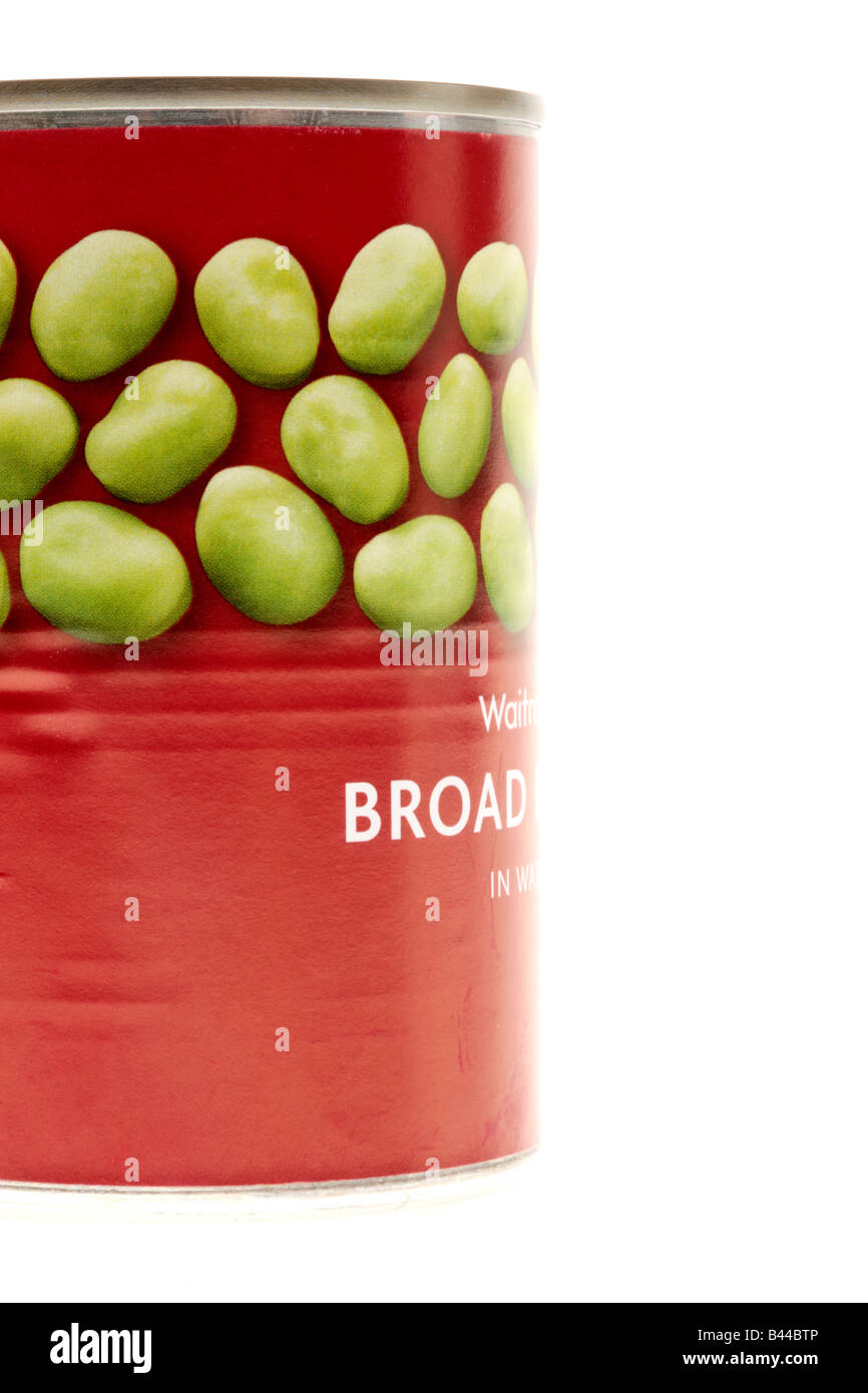 Tin of Broad Beans Stock Photo Alamy