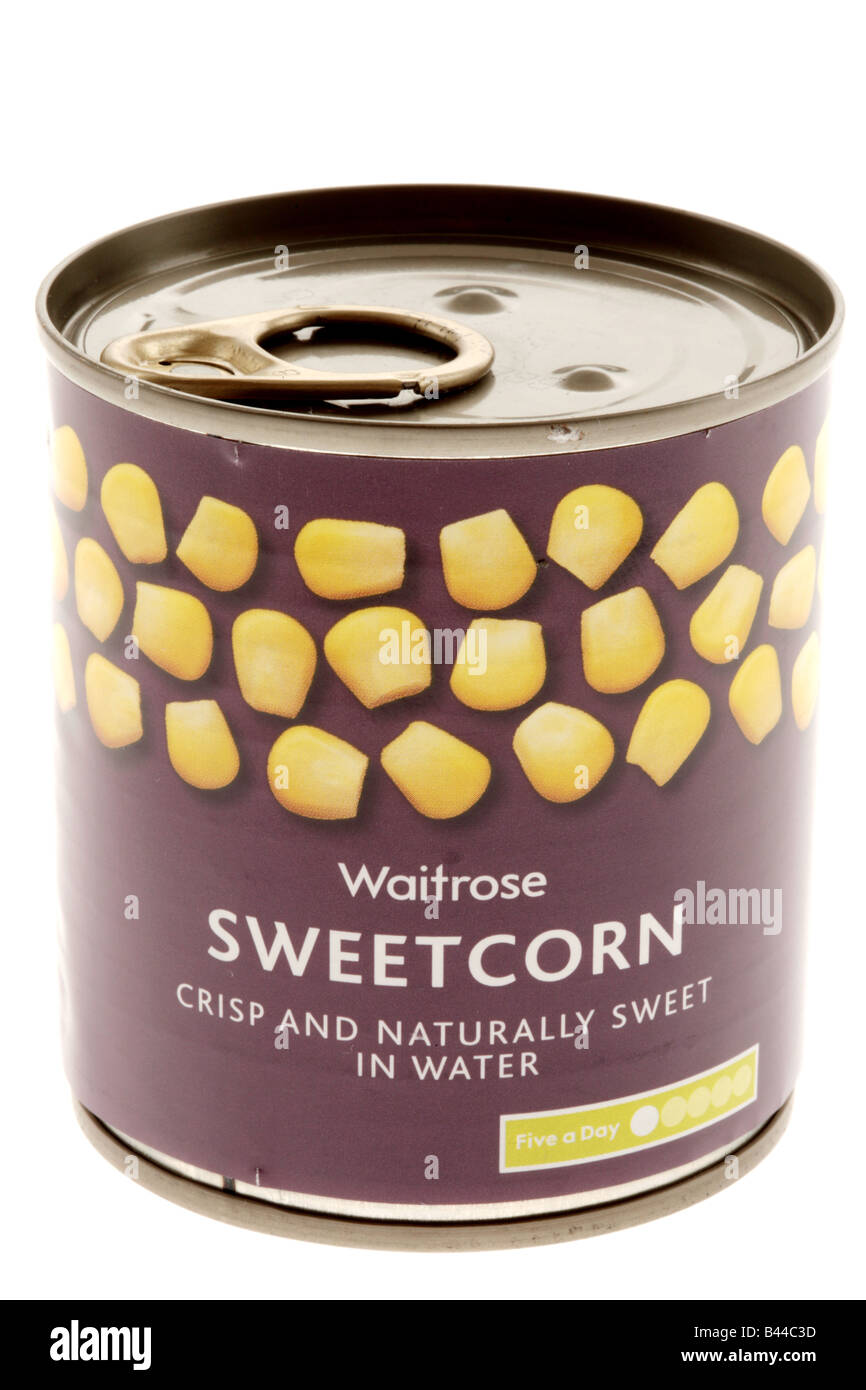 Tin of Sweetcorn Stock Photo Alamy