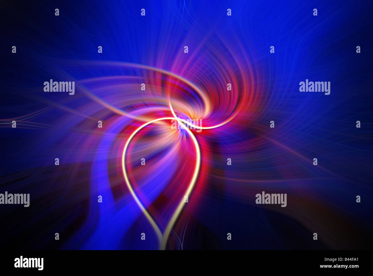 Light Fantastic light patterns created in the digital darkroom Stock