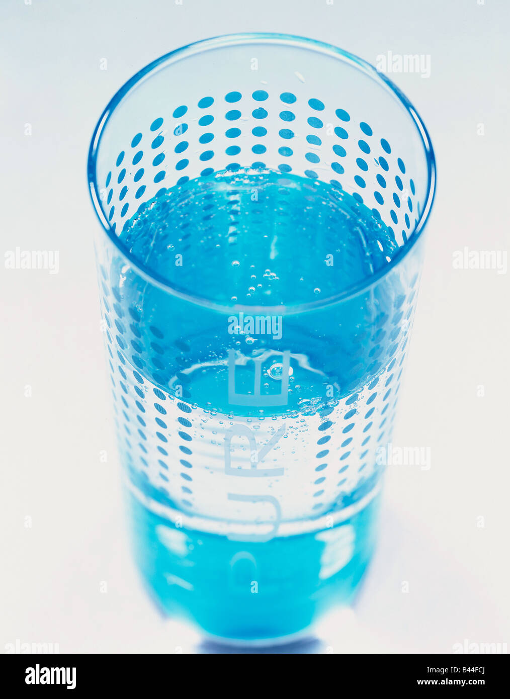 Glass of sparkling water Stock Photo - Alamy