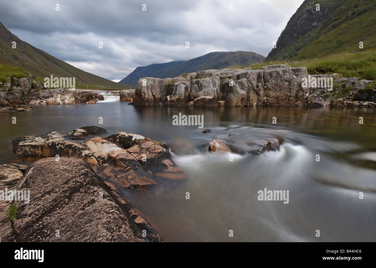 River Etive, Glen Etive, Scotland, UK Stock Photo