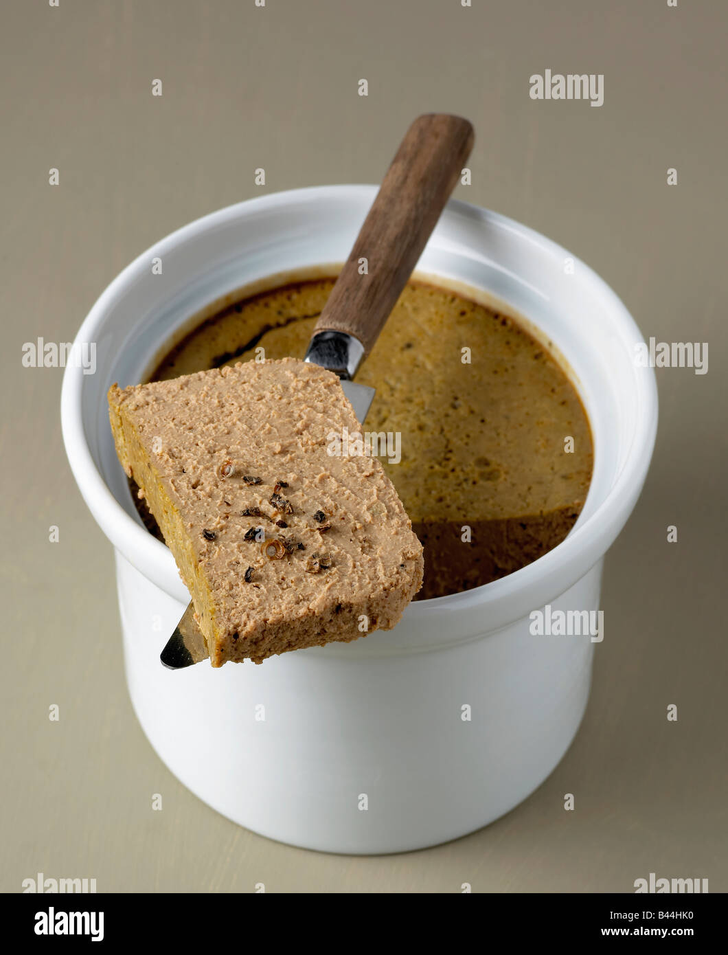 duck liver terrine Stock Photo - Alamy