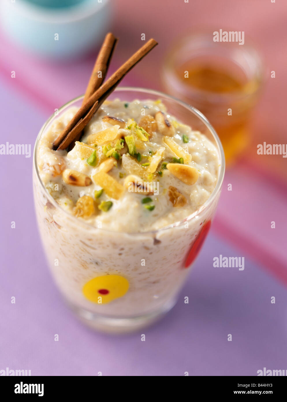 Porridge with dried fruit Stock Photo Alamy