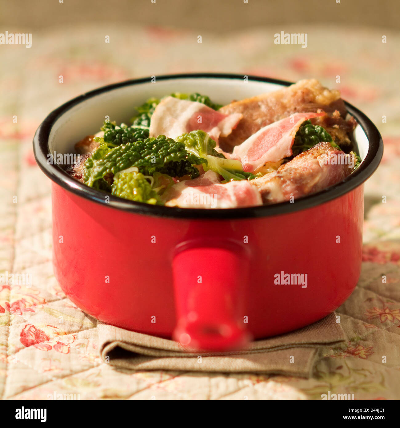 Lamb and cabbage stew Stock Photo Alamy