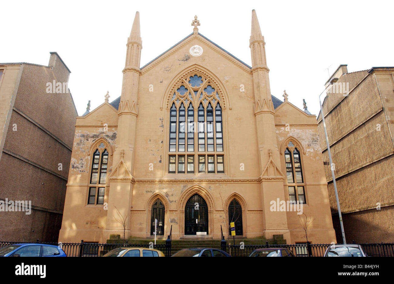 Angel Building flat at 69 Kent Road Charing cross Glasgow Stock Photo