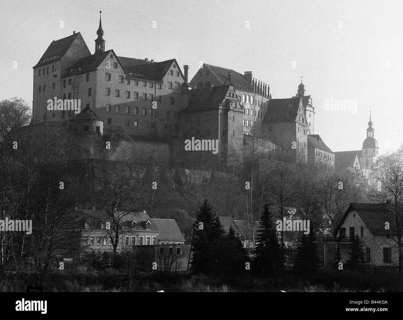 Colditz Castle World War II prisoner of war camp at Leipzig East Stock