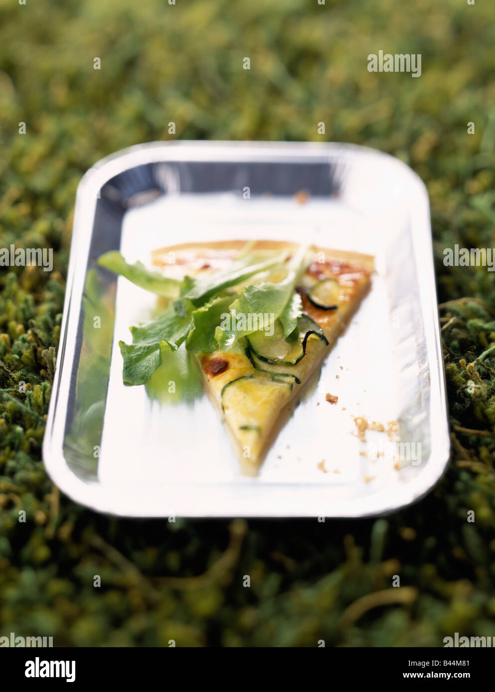 courgette and goat cheese tart Stock Photo Alamy