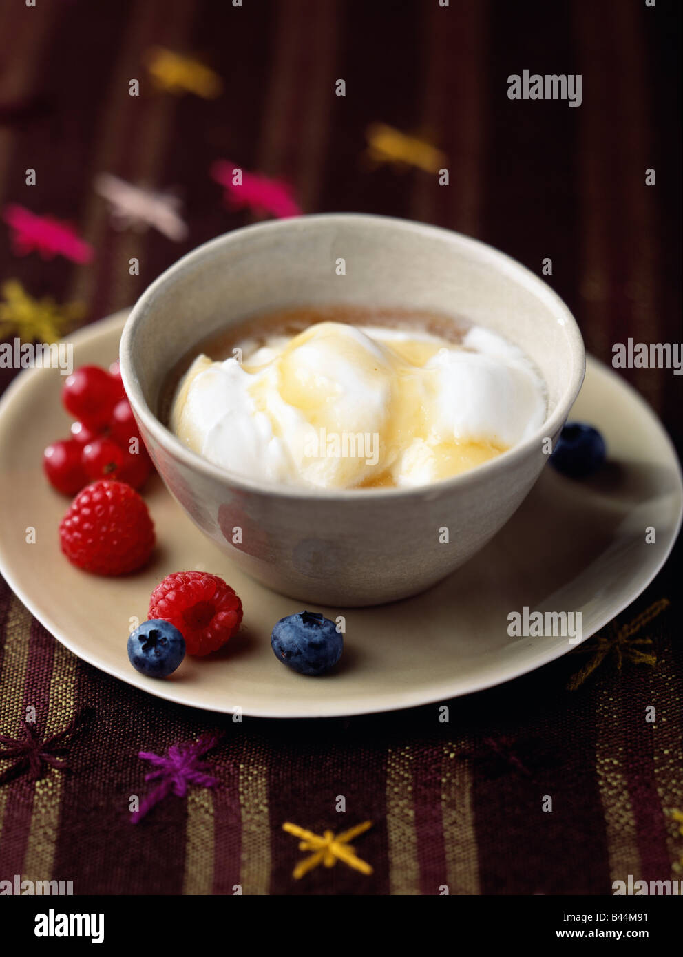 beaten egg whites with coffee Stock Photo Alamy