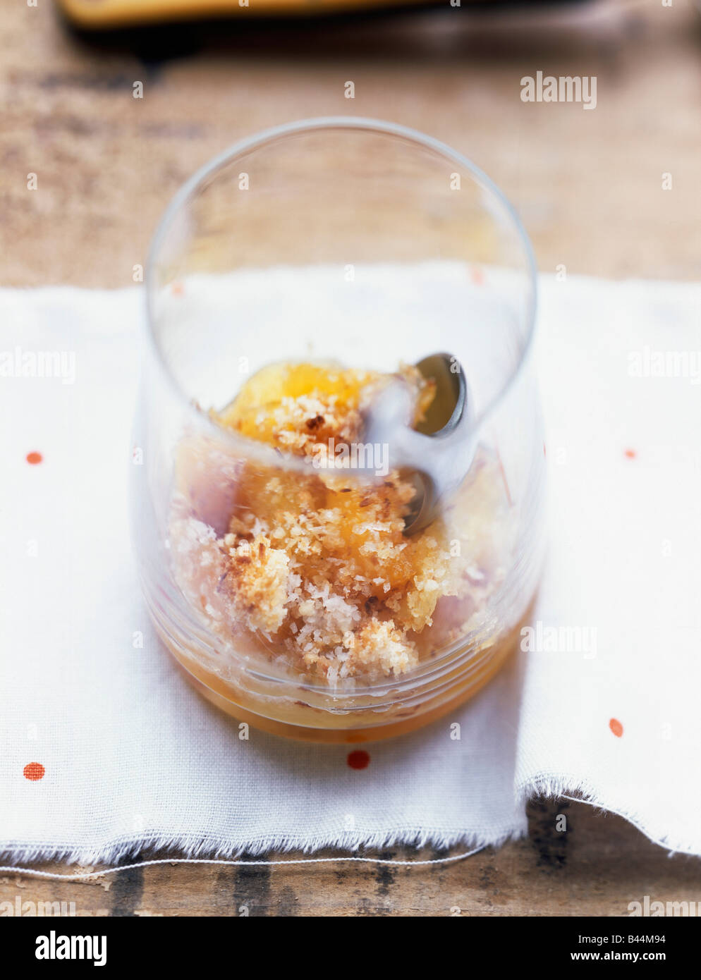 banana and mango crumble Stock Photo Alamy