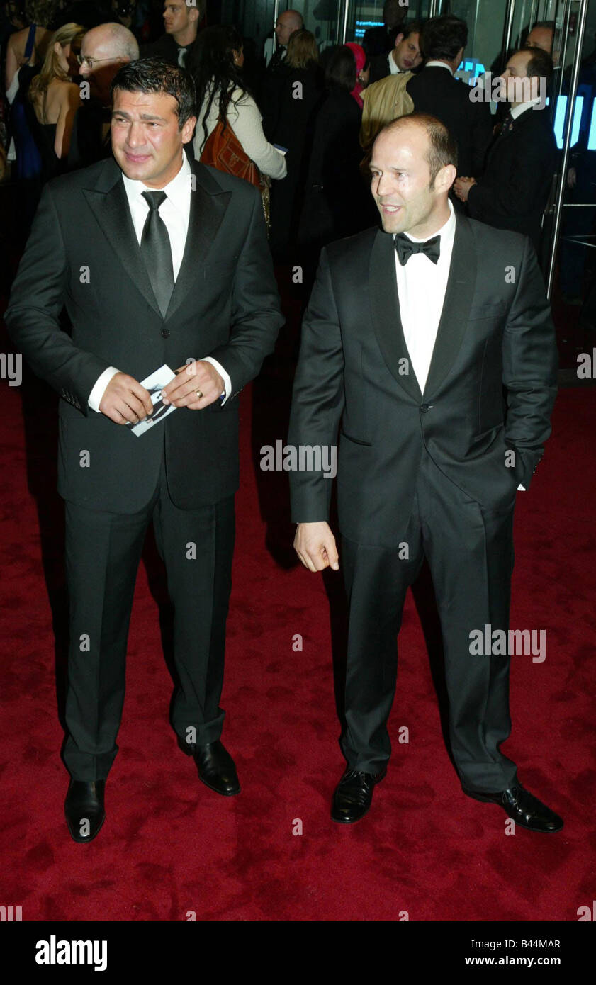 Jason Statham right arrives for the world premiere of the latest James Bond movie Casino Royale
