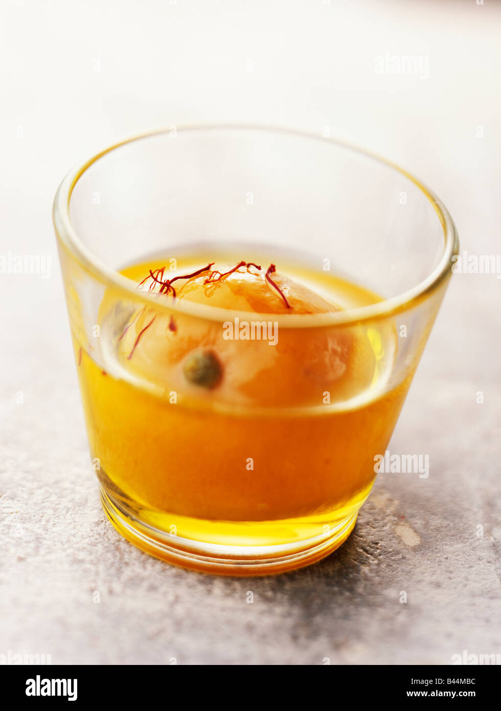 Confit lemon with saffron Stock Photo Alamy