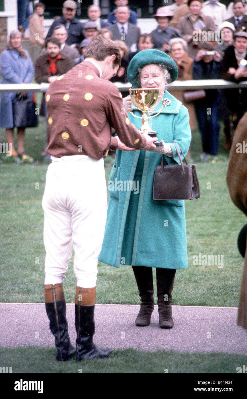 HRH Queen Elizabeth Queen Mother March 1981 presents the Grand