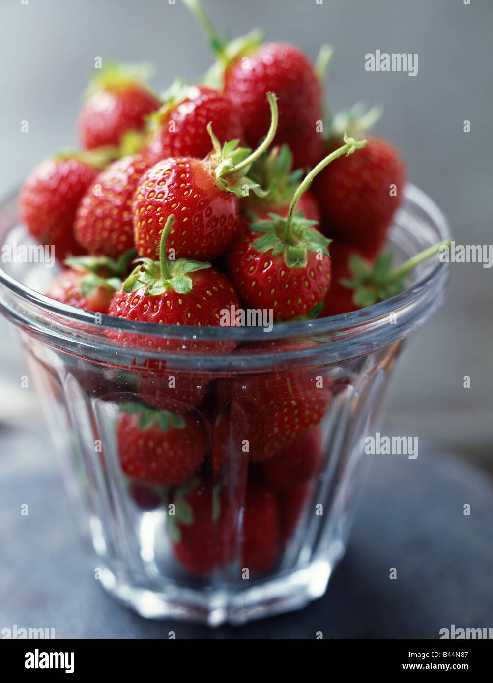 Wild strawberries in a jar Stock Photo Alamy
