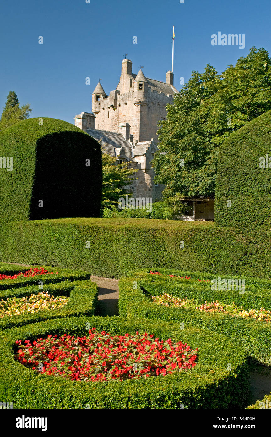 Cawdor Castle home ot the Thanes of Cawdor family seat of members of the Campbell Clan for over 800 years. Stock Photo