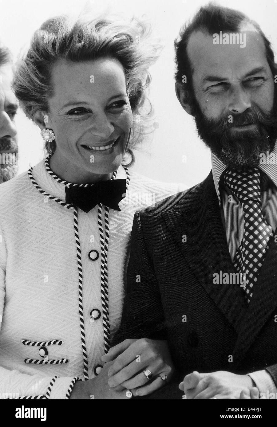Prince Michael Of Kent and his wife arm in arm May 1985 Stock Photo