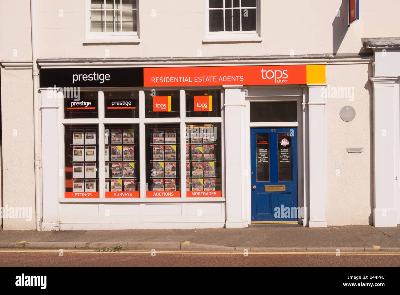 Prestige Residential Estate Agents in Norwich,Norfolk,Uk Stock Photo