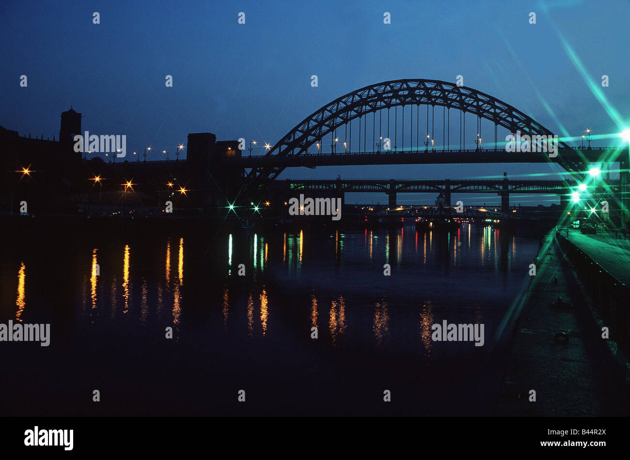 Iron Tyne bridge in Newcastle Upon Tyne Stock Photo Alamy