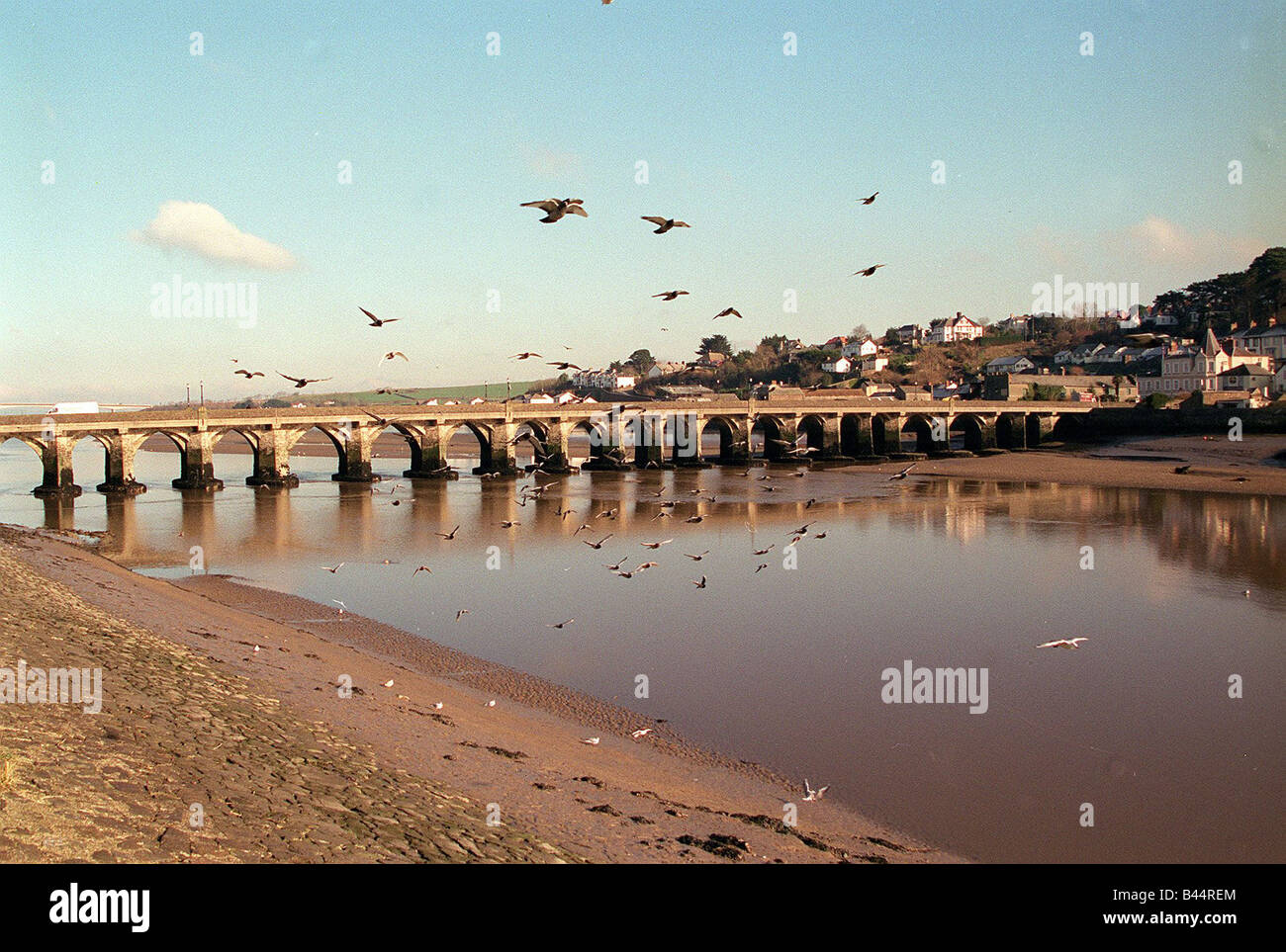 Devon Bideford Bridge Devon Stock Photo Alamy