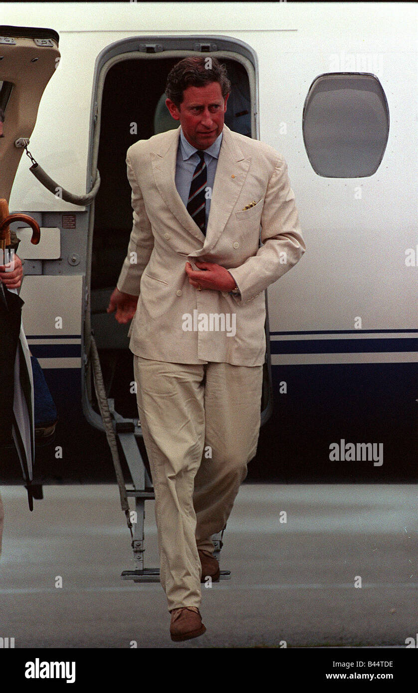 Prince Charles on his Australia New Zealand visit February 1994 Stock