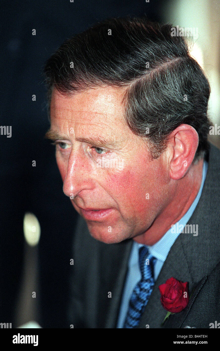 Prince Charles Visting Royal Hospital For Sick Children in Bristol May 1998 Stock Photo