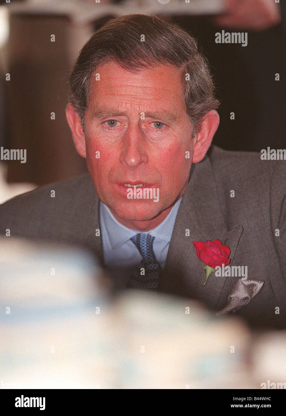 Prince Charles at Bristol Childrens Hospital February 1998 Stock Photo